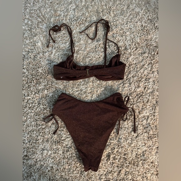 Abercrombie & Fitch Brown Shimmer Bikini - Picture 2 of 3